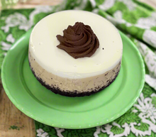 Load image into Gallery viewer, Bailey’s Irish Cream Cheesecake with whipped chocolate ganache