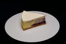 Load image into Gallery viewer, Classic cheesecake slice with fruit swirls