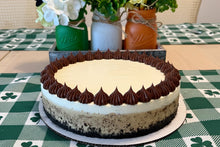 Load image into Gallery viewer, Bailey’s Irish Cream Cheesecake with whipped chocolate ganache