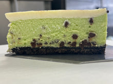 Load image into Gallery viewer, Mint Chocolate Chip Cheesecake
