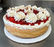 Load image into Gallery viewer, Strawberry Pretzel Salad Cheesecake

