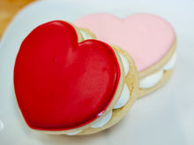 Load image into Gallery viewer, Heart-shaped Cheesecake Cookie Sandwich
