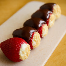 Load image into Gallery viewer, Cheesecake Stuffed Chocolate Strawberries
